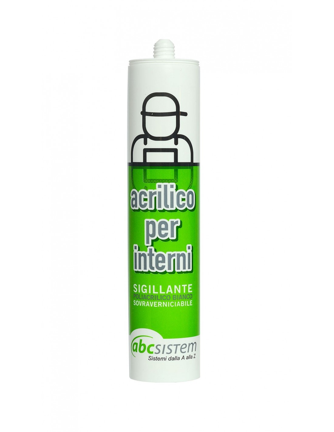 Silicone acrilico bianco verniciabile 310 ml